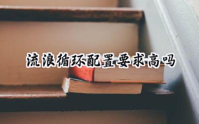 流浪循环配置要求分析:你的电脑能驾驭这场轮回之旅吗?