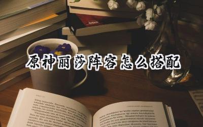 原神丽莎阵容搭配深度解析：雷电术士的无限可能