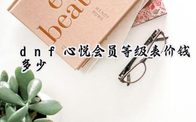 DNF心悦会员等级详解:充值金额与权益一览