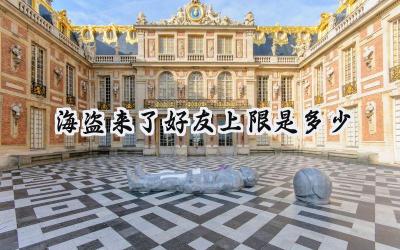 海盗来了:友谊的小船,有载重上限吗?