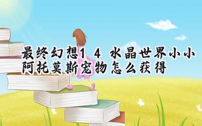 最终幻想14：水晶之旅，小小阿托莫斯伴你同行