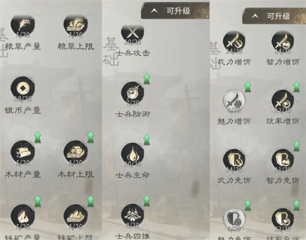 三国天下归心民心系统深度解析：策略加点避坑指南 在三国天下归心这款深度策略的SLG游戏中，“民心”系统扮演着至关重要的角色。它不仅是解锁新功能、提升单位实力的关键，更是影响游戏进程和玩家体验的核心机制。与其他许多游戏不同的是，三国天下归心中的民心点数一旦投入，便无法轻易重置，这使得每一次选择都充满了试错成本。许多新手玩家常常在此环节感到迷茫，不知道如何最优地分配宝贵的民心点数。为了帮助广大玩家少走弯路，本文将为大家带来三国天下归心民心路线的选择推荐，助您在三国乱世中汇聚民心，成就霸业。 民心系统主要划分为三个核心栏位：核心、重要以及基础。这三个栏位各自承载着不同的功能和战略价值。 核心栏位：此处的选项通常是解锁游戏进程中的关键节点，例如提升英雄技能的各品质阶段、增加可招募的队伍数量、扩展可建立的部落数量等。这些解锁直接关系到玩家的整体战略布局和扩张能力。 重要栏位：同样包含许多必不可少的关键性节点，虽然大多数只需要投入1级民心，消耗较低，但其作用却是决定性的，能够快速开启或强化某些核心玩法。 基础栏位：这是民心系统中最庞大、也是最具策略深度的一部分。它主要涵盖了提升英雄个体属性（如生命、攻击、防御）、强化英雄的属性加成（武力、统率、魅力、智力）、增强队伍的整体作战能力（如增伤、免伤），以及提高各类资源的获取效率等。这些选项的等级上限通常较高（如20级或30级），需要消耗大量的民心点数，因此更考验玩家的长期规划和资源分配能力。 